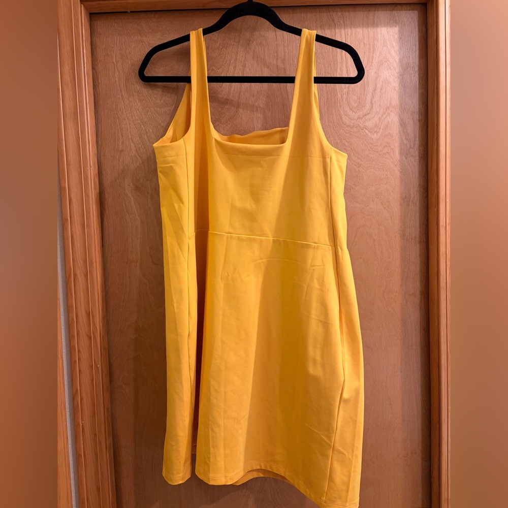Girlfriend Collective Tommy Dress in Citrine, size XXL - Picture 4 of 6